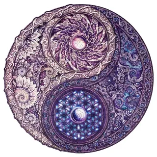 Unidragon Mandala Die Übergewichtende Gegensätze 25 cm klassisches Puzzle Holz