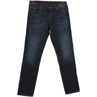 Alberto 5-Pocket-Jeans blau,Casual,Baumwolle,Unifarben,Regular Fit,Mittel blau 38/34
