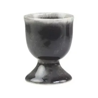 Chic Antique Calais Eierbecher, H6,5/Ø5 cm, kohle