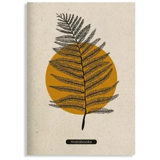 Matabooks Matabooks, - A5 Notizheft Maya Farbe: Orange