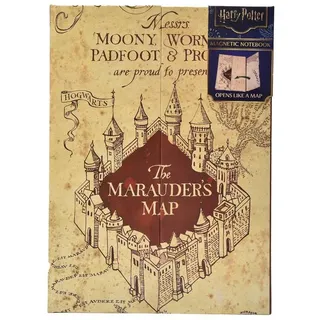 Blue Sky Notizbuch Harry Potter Karte des Rumtreibers A5 mehrfarbig liniert