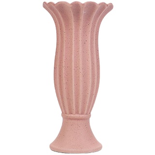 Vases Römische Säulen Vasen Deko Retro Keramik Vase Vase für Pampasgras für Büro, Haus, Hotel (S, Rosa)