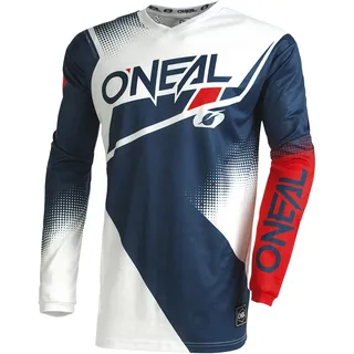 O'Neal Element Racewear V.22 Motocross Jersey blau/weiß/rot, S