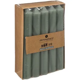 Packung mit 10 Kerzenstiften - Eukalyptus grün - 45g Atmosphera créateur d'intérieur