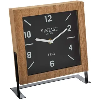 Atmosphera Créateur d'intérieur Dekorative Uhr Auf Ständer, Braun Und schwarz