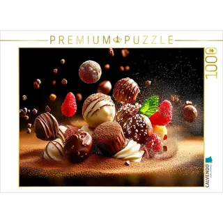 Calvendo Puzzle Pralinen und Schokolade 1000 Teile Lege-Größe 64x48cm Foto-Puzzle für glückliche Stunden