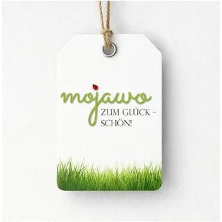 Mojawo Beistelltisch Ø 48 x 48 cm Weiß/Rot