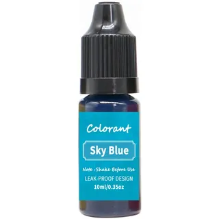 bephible 10 ml Kerzenfarbe – Color Essence Seife, Kerze, Farbfarbe, Sojawachs, Paraffin-Färbemittel für Zuhause, Himmelblau