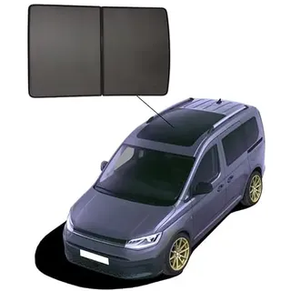 SunClip Panoramadach-Sonnenschutz passgenau | kompatibel mit Volkswagen Caddy V MPV 2020- & Ford Tourneo Connect MPV 2022-