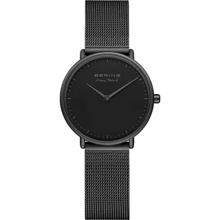 BERING Damenuhr Edelstahl Milanaise schwarz matt 15730-123 - Schwarz