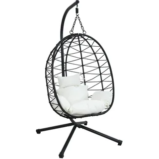 Hti-Living Hängesessel Lorica Schwarz