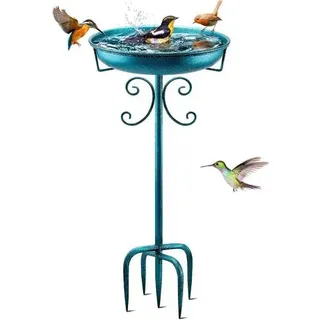 None Vogeltränke Paradies 35In Blau