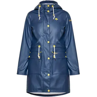 Schmuddelwedda Damen Regenmantel, Marine, L - L