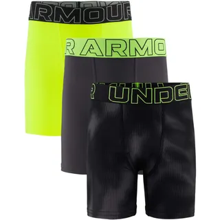 Under Armour Jungen Boxershorts TECH-PRINTS 3 Pack UWSHJ05F-730 149-160 - Hi-Vis Yellow - 149-160