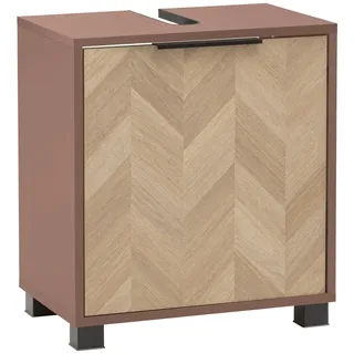 Schildmeyer Waschbeckenunterschrank Piazza braun B/H/T: ca. 50.3x56x33 cm