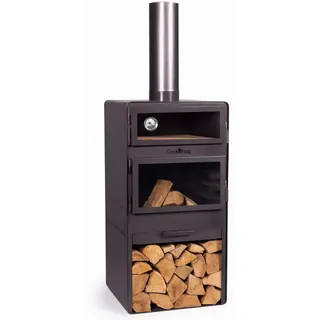 Cook King CookKing Terrassenofen Vento Plus inkl. Pizzaofen 50 x 50 x 150 cm Schwarz