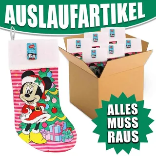 Disney Nikolaussocke Mickey Maus mit Weihnachtsbaum Nikolausstiefel