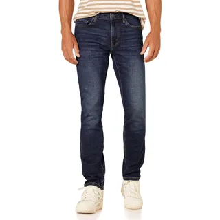 Amazon Essentials Herren Slim-Fit-Jeans, Dunkelblau Vintage, 28W / 32L
