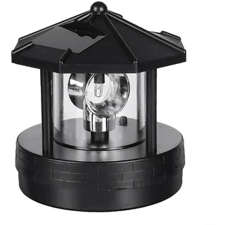 LED Solar Leuchtturm Garten Rasen Licht Outdoor Garten Wasserdichte Straßenlaterne black
