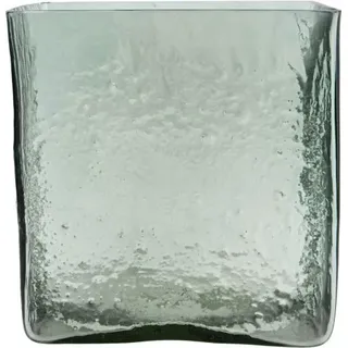 Square Vase 18 cm hellblau