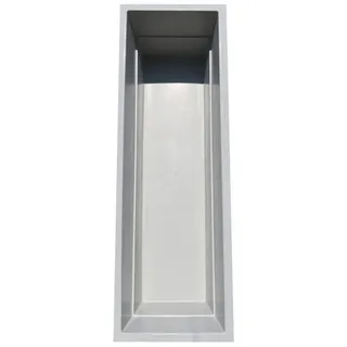 Wacredo Fertigteich GFK Rechteckbecken 360 x 120 x 100cm, BxLxH: 120x360x100 cm, 3000 l, Rechteckbecken, Teichbecken, architektonisch grau