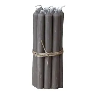 Stabkerzen 12er Pack H:13 cm Ø:1,2 cm Leinen Farbe div. Farben Weihnachten