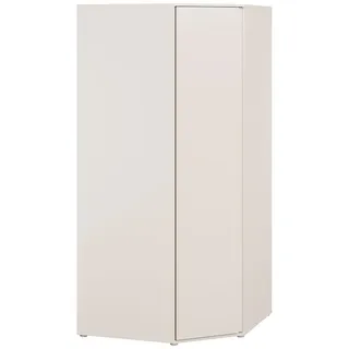 Eckkleiderschrank LISSON LSQS811M-U60 in Sandbeige matt 1 türiger Eckschrank