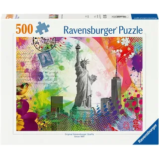 Ravensburger Erwachsenenpuzzle 500 Teile - Postkarte aus New York
