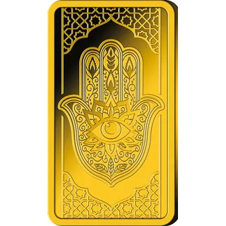 Hand der Fatima – Goldbarren aus Feingold (999,9/1000)