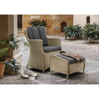 Destiny Gartenlounge-Set 4-tlg. Beige/Grau