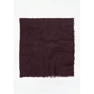Comma, Schal mit Fransenkante Violett