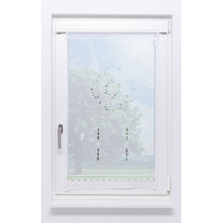 Lysel Scheibengardine Landhaustraum (Bx H) 90cm * 180cm weiß/weiß