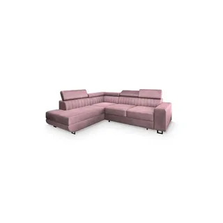 masseno Ecksofa mit Schlaffunktion NOLA - lila/violett ¦ Maße (cm): B: 253 H: 88