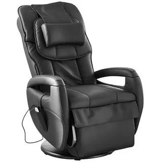 Cantus Massagesessel, Schwarz, Metall, Kunststoff, Uni, 80x117x114 cm, Relaxfunktion, Massagefunktion, Wohnzimmer, Sessel, Massagesessel