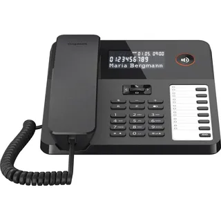 Gigaset DESK 600 Analoges Telefon Schwarz