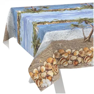 ANRO Wachstuch-Tischdecke abwaschbar 160 x 140 cm Bunt