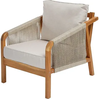 BUTLERS Rope Island Outdoor Sessel 80 x 70 x 69 cm braun
