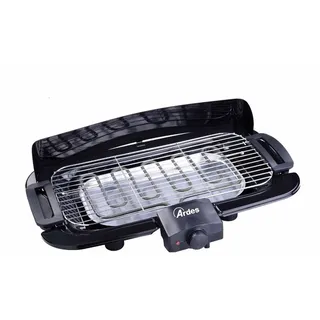 Ardes Raclette Grill 2000W schwarz extra groß mit abnehmbarem Rost - Schwarz