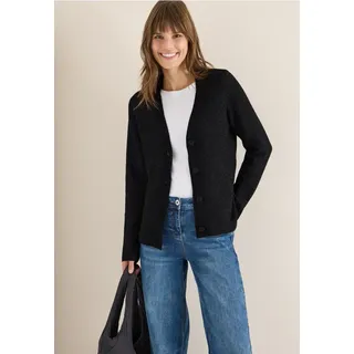 Cecil Cardigan mit Strukturdetail Schwarz L