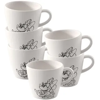 Villeroy & Boch Mickey Mouse Espressotasse 0,06 l Weiß 6 St.