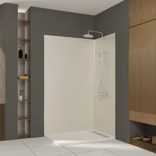 Marwell Duschrückwand Beige
