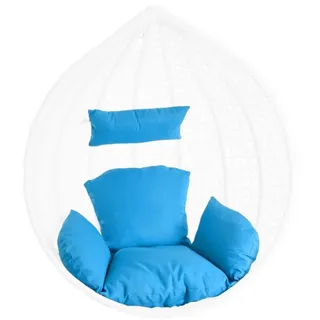 Estexo Sitzkissen für Hängesessel 80 x 50 cm Hellblau
