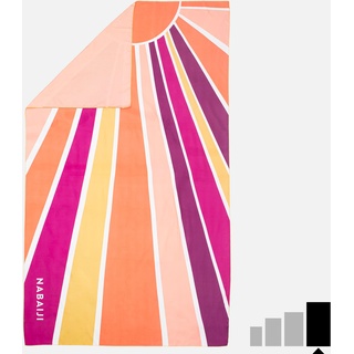 Mikrofaser-Handtuch XL 110 × 175 cm - Sunny bedruckt, orange|rosa|weiß, EINHEITSGRÖSSE