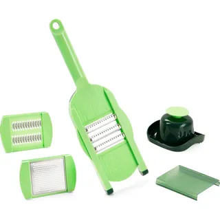 Genius Nicer Dicer Speed Light Gemüsereibe 5-tlg. Grün