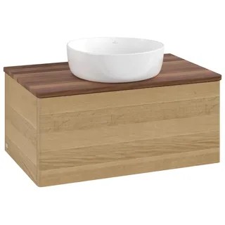 Villeroy & Boch Waschtischunterschrank 1 Auszug 80 x 36 x 50 cm Eiche