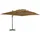 mit Aluminium-Mast 400 x 300 cm Taupe