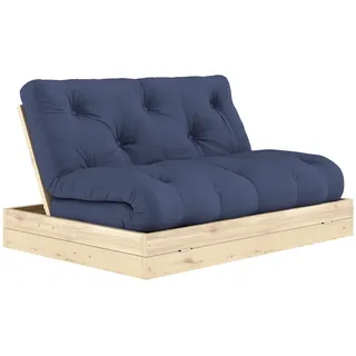Karup - Flip Tagesbett, 140 x 200 cm, Kiefer natur / navy (737)
