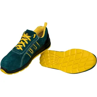 URGENT Arbeitsschuhe Schutzschuhe 212 S1 Sportliche Sicherheitsschuhe mit Stahlkappe Gr. 46 - Gelb - 46