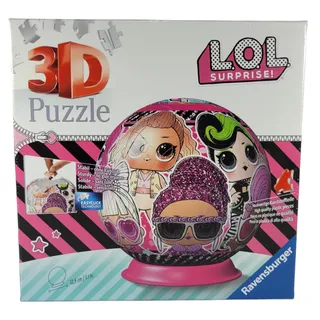 Ravensburger 3D Puzzle Ball  111626  L.O.L. Surprise!  72 Teile Ø12,9 cm
