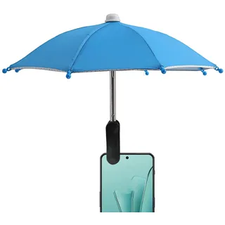 Handy Schirm Für Sonnenschirm, Sonnenschutz Klemmschutz Für Telefone - Regenfeste Entspiegelte Telefon Regenschirme Für Reisen Camping Outdoor Pool Auto Navigation Sonnenblende